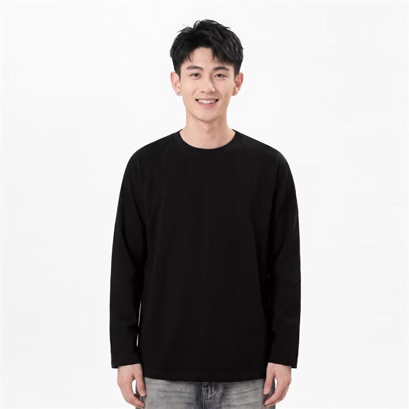 VANCL Men's Heavyweight Pure Cotton Long Sleeve T-Shirt