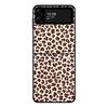 Fashion Leopard Print Panther Black Pc For Samsung Galaxy Zflip3 Z Flip3 5g Zflip Flip Smartphone Case