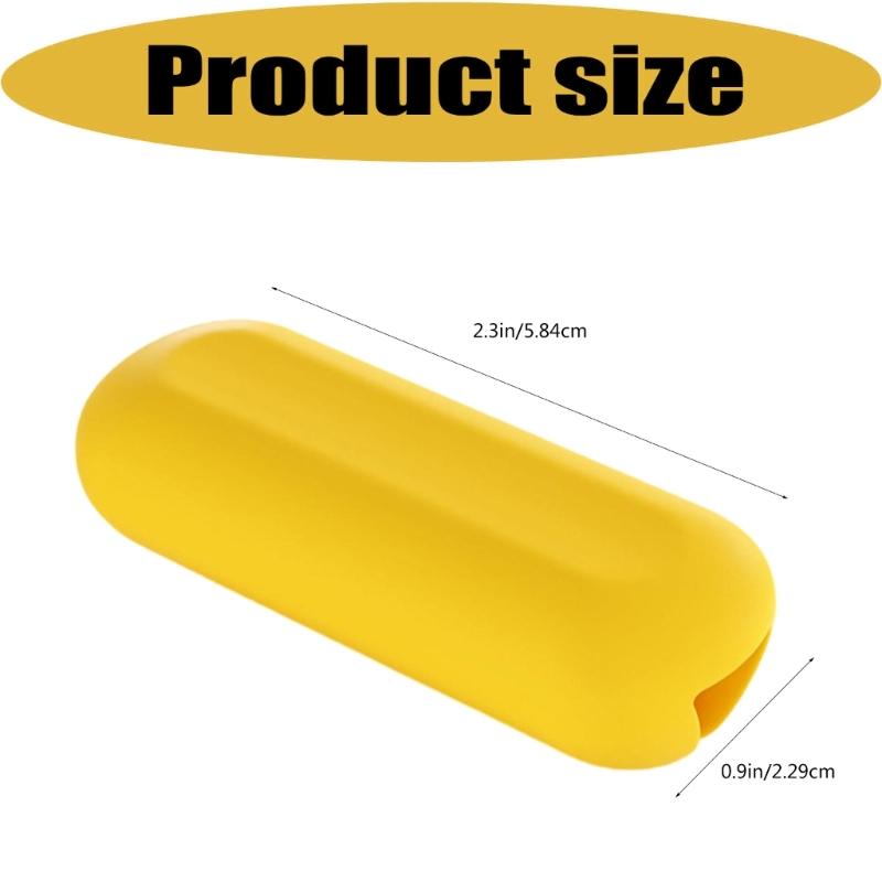 Ergonomic Oval Shape Pen Grip for Handwriting Practice, Weighted Silicone Grip Set of 5 for Students, Homework Writing, Drawing