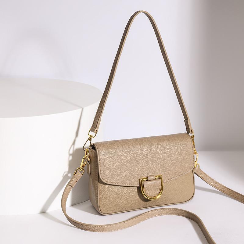 Sac Dame Cuir Véritable Petit Sac Carré Rétro Sac à Bandoulière Mode Sac Bandoulière