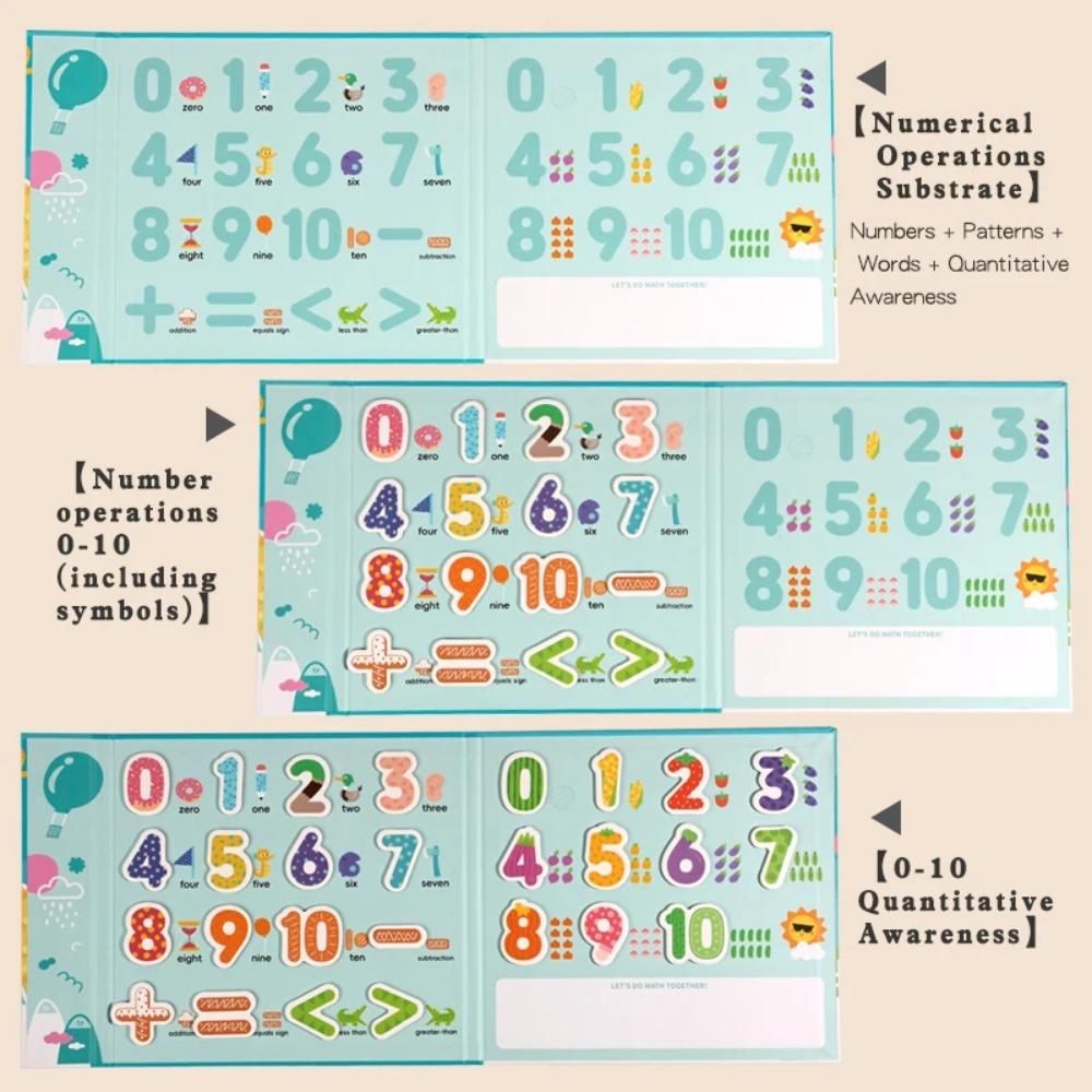 Kids Math Arithmetic Magnetic Stickers Digital Decomposition Games Baby Early Learning Math Toys Montessori Educational Toys