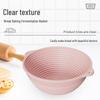 Foldable Silicone Bread Fermentation Basket with Steel Wire for High-Temp Oven Baking