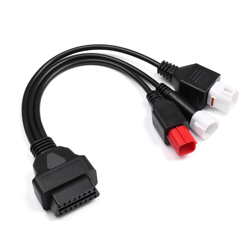 

Адаптер для мотоцикла Yamaha/Honda: 3, 4, 6-контактний до OBD 16-контактного кабелю