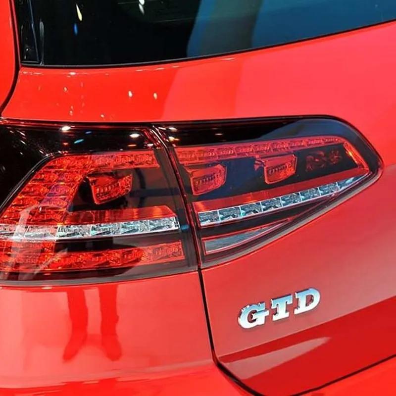 3D Metal GTD Logo Rear Boot Trunk Emblem Badge Sticker Decals For Volkswagen VW Polo Golf Passat Jetta Scirocco