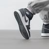 (GS) Air Jordan 1 Mid 'Black White Iron Grey' Kids' DQ8423-001