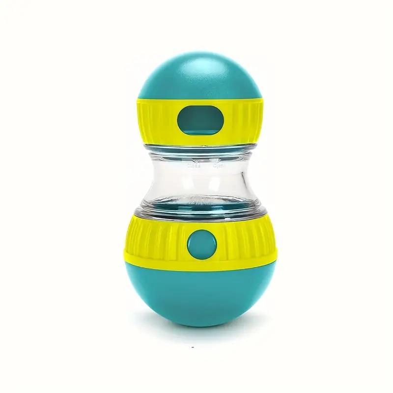 

Interactive dog snack dispenser toy, suitable for all types of slow feeders, plastic pet toys, bringing fun and healthy eating синій