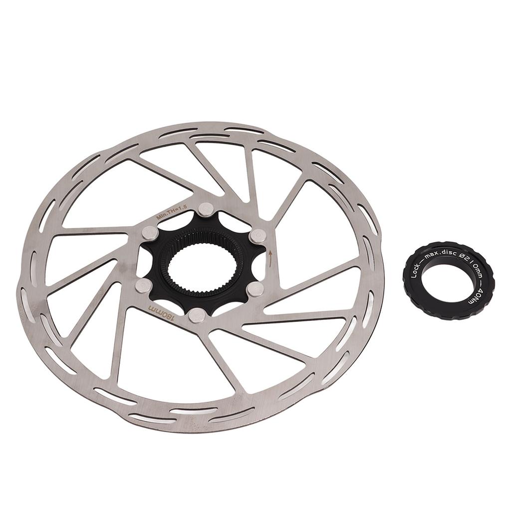 180mm Disc Brake Rotor 180mm Diameter Stainless Steel Alloy Hollowed Design Light Weight Bike Disc Brake Rotor