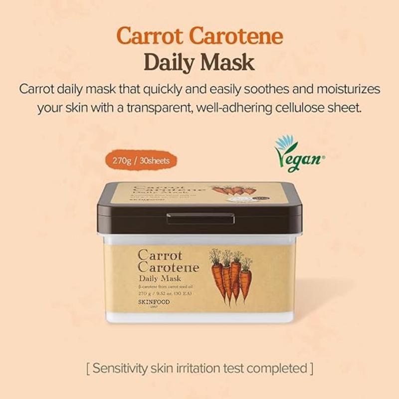 SKINFOOD Carrot Carotene Daily Mask 30 sheets