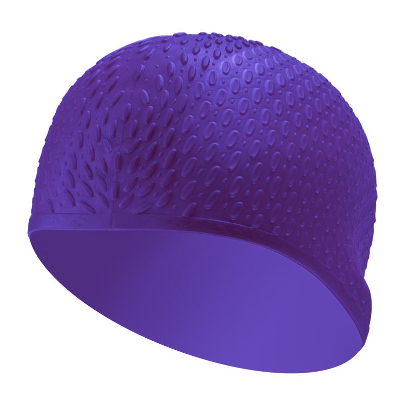 Silicone Swim Cap with Ear Protection - Comfortable, Non-Squeezing for Adults, Men & Women, Multi-Color Options