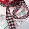 Woven Tape Hair Clips Small Squares Bow Materials Adorn DIY Color Collision Handmade Hooked Edges Headbands Decoration