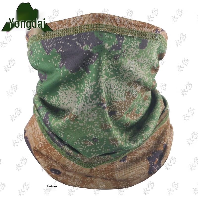 Зимний флисовый шарф-бафф и шапка Yongdai Камуфляж