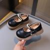 Little girl loafers 2025 autumn new girls round head small leather shoes princess shoes performance shoes Mary Jane single shoes