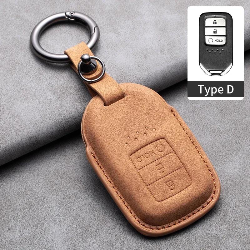 

Car Key Case Cover For Honda Fit Lucky Vezel City Civic Jazz Brv Br-V Hrv Hr-V Shuttle Gp8 19Crv Jade Fit Freed Odyssey