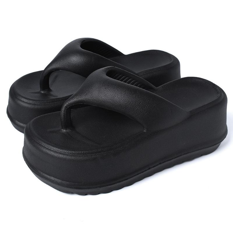 Fashion Women Flip-flops Eva Slipper Summer Shoes Platform Cloud Slippers Home Bedroom Beach Bathroom  On Offer  Promotion