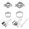 304 Stainless Steel Dumpling Maker Kit: Mold, Filling Spoon, Skin Cutter