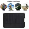 50W Outdoor Solar Power Charger With 3m/10Ft 5V USB Charging Cable Micro Waterproof Solar Panel for Security Camera