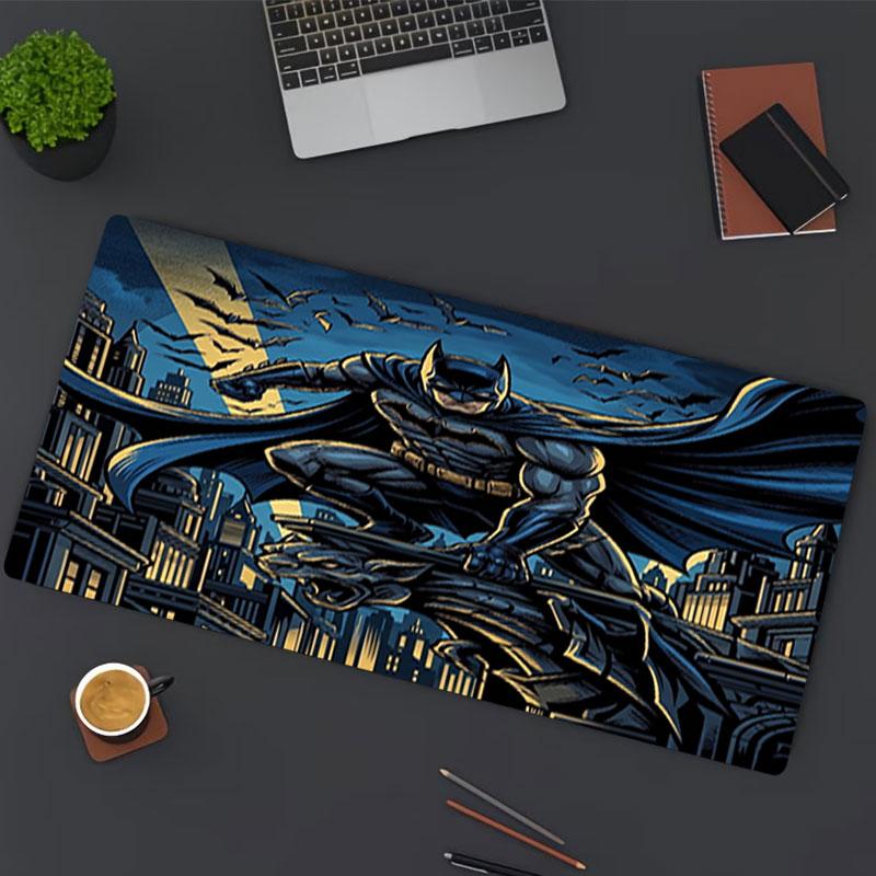 Batman Print Mouse Pad, for Keyboard Pad Laptop PC Mat for Office Home Use, Desk Decor, Perfect Birthday Gift for Gamers