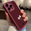 Wine Red Cherry Pattern Phone Case Suitable for iPhone 17 16 15 14 13 12 11 Pro/Max/Plus Anti Drop and Shockproof Back Cover