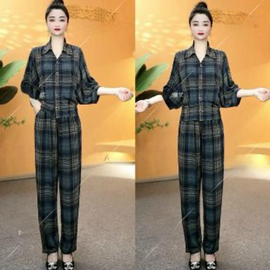 

2026 Slimming Plaid Short Sleeve Shirt for Stylish Middle-Aged & Elderly 5XL (150-170 jin) зелёный