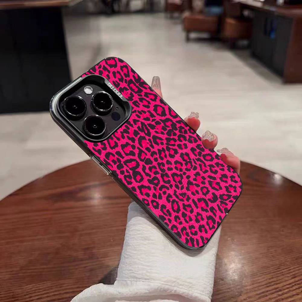 Sexy Leopard Print Phone Case For IPhone 17 16 15 14 13 12 Mini 11 8 7 Pro Max Plus Colorful Phone Case