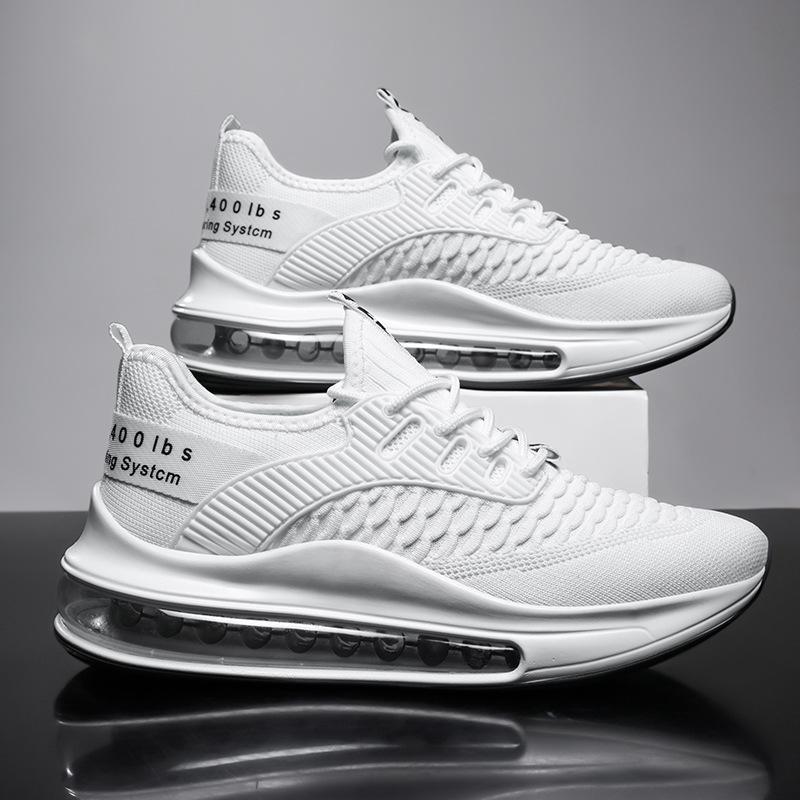 Neue Mode Sport- und Freizeitschuhe Herrenschuhe Übergröße Vollflächen-Luftpolster Laufschuhe Mesh-Schuhe