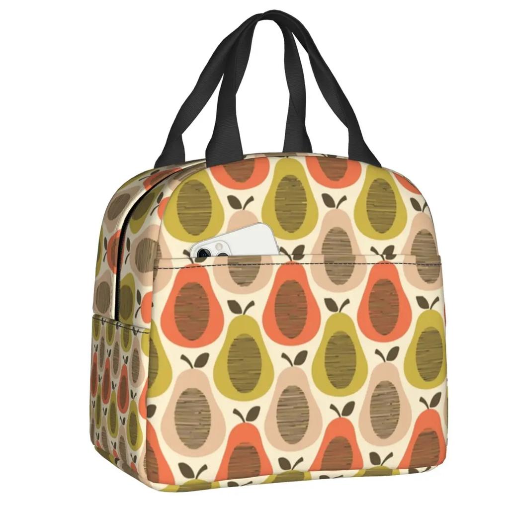 Orla Kiely Skandynawski Kwiatowy Przenośny Lunch Box dla Kobiet Wodoodporny Termiczny Chłodziarka Żywności Izolowana Torba Lunchowa Dla Dzieci Student