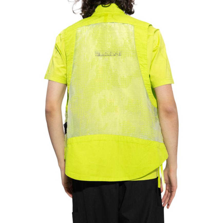 Stone Island Shadow Project Devore Vest Pistachio Unisex Outerwear Green 7819G0223-V2051