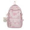 Schoolbag new large-capacity bear backpack middle school student schoolbag women's ins high-value fashion casual lightweight backpack