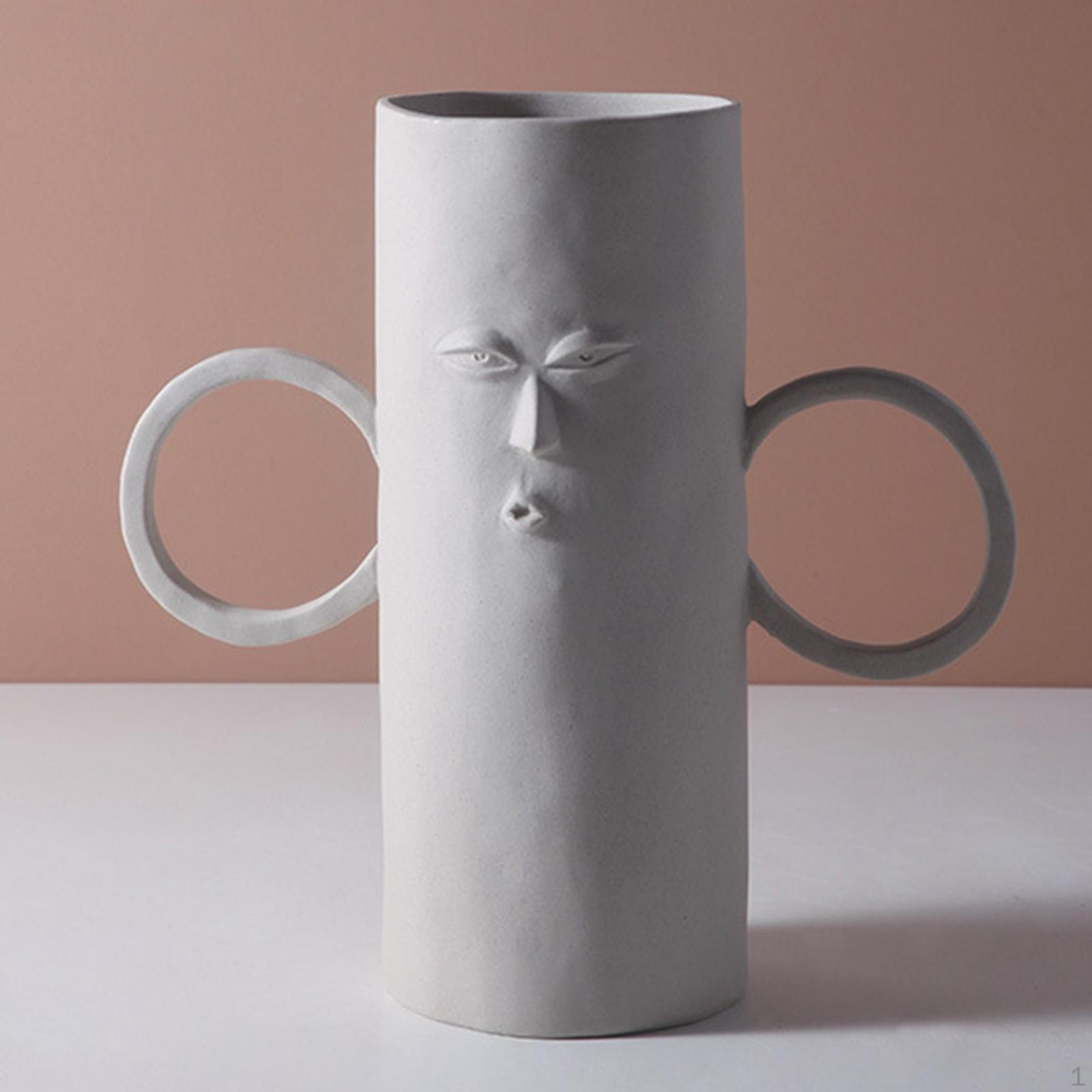 

Ceramic Flower Vases Nordic Style Human Plant Vase art decoration Wedding Centerpiece F