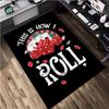1Pc Dices Print Rug - Home Decoration Carpet For Living Room Bedroom Flooring Computer Chair Area Rug