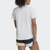 T Shirts Women's White Crew Neck Moderate Straight Fit HL1454