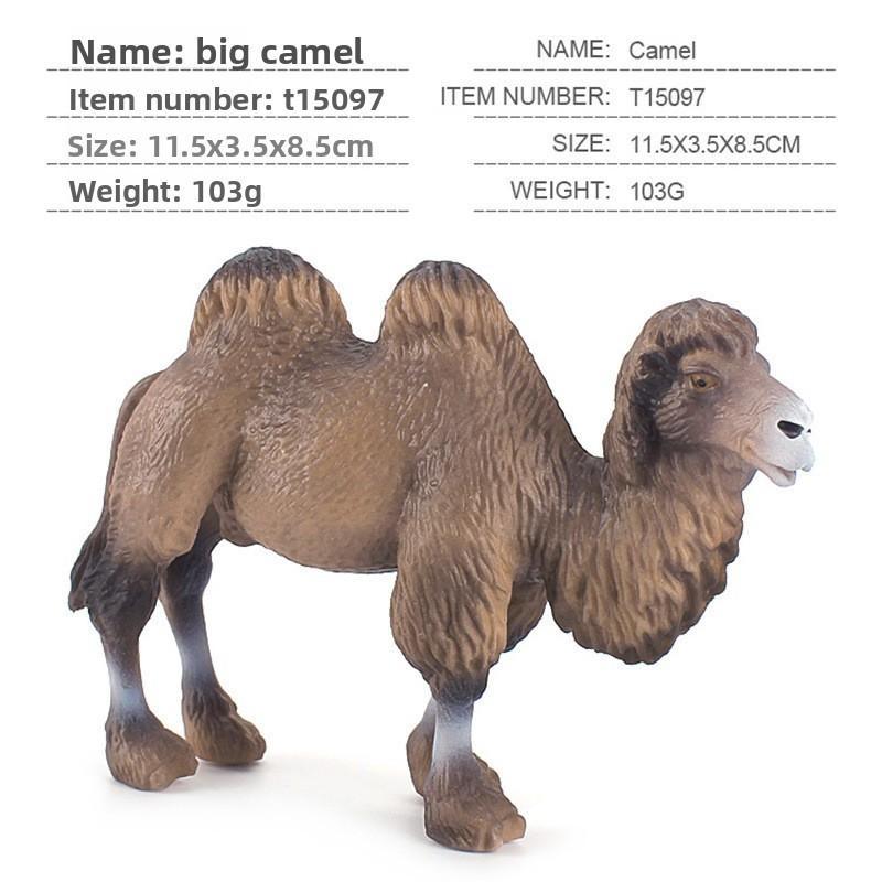 Wildlife Pvc Model Collection With Realistic Desert Camels For Classroom Decor