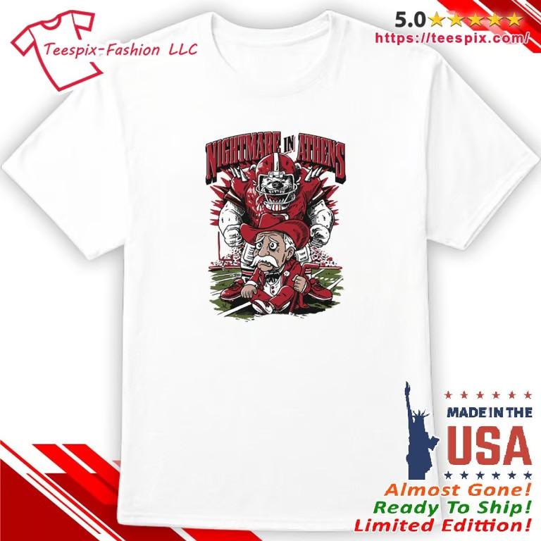 Nightmare In Athens Georgia Beat Ole Miss Shirt Unisex T-Shirt S