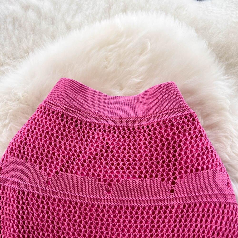 Autumn and Winter New Korean Medium-length Paragraph Elastic Hip Hook Flowers Wisp Niche Irregular Half-body Skirt