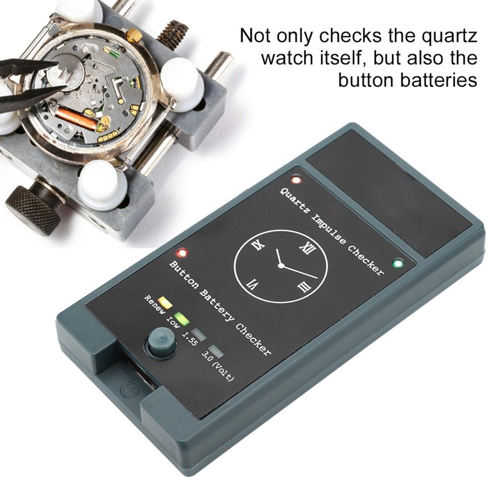 Testeur de montre portable efficace Testeur de quartz précis professionnel Testeur de batterie compact pratique Maintenance