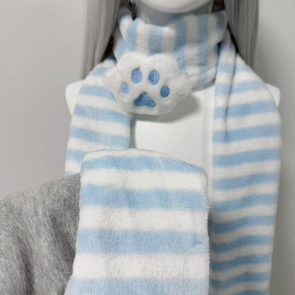 Winter Knitted Scarf Warm Stripe Scarf Fashion Long Scarf  Party