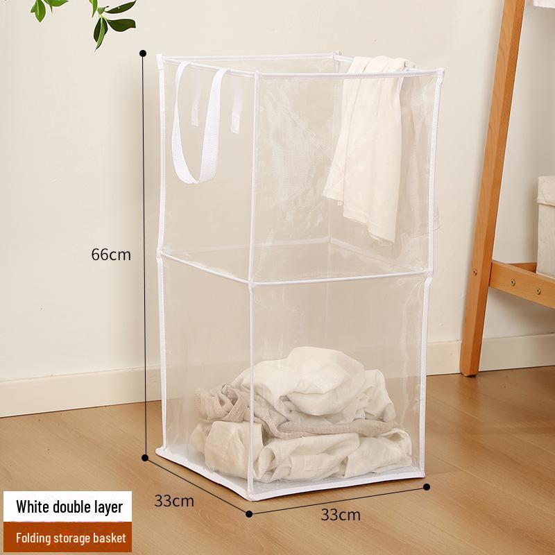 Foldable Multifunctional Laundry Basket for Bathroom
