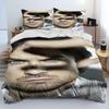 3D Damon Salvatore Bettdecke Set, Horror Vampir Fan Bettwäsche Sets Kinder 2-teilig Weiche Mikrofaser Bettbezug für Erwachsene