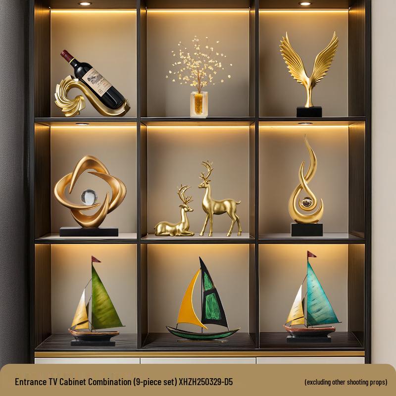 Smooth Sailing Sailboat Model: Luxury Decor for Living Room, TV Stand, or Office Table