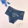 Lady Summer Sexy Hollow Out Cross Band High Waist Triangle Briefs