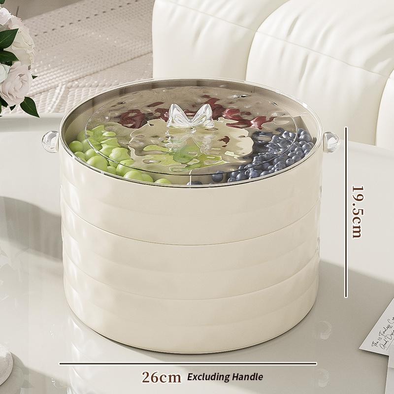 Products Household Fruit Box, Living Room Coffee Table, Dry Fruit Tray, Candy Box, Nut Snack Storage Box, Peanut and Melon Seed Tray