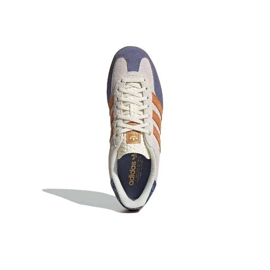 Adidas Gazelle Indoor Cream Blue Vine Orange Unisex Sneakers  JQ0956