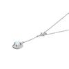 Vendome Necklace K10 White Gold Blue Topaz Shell GJBN052140BT [Official] [VIH Aoyama]