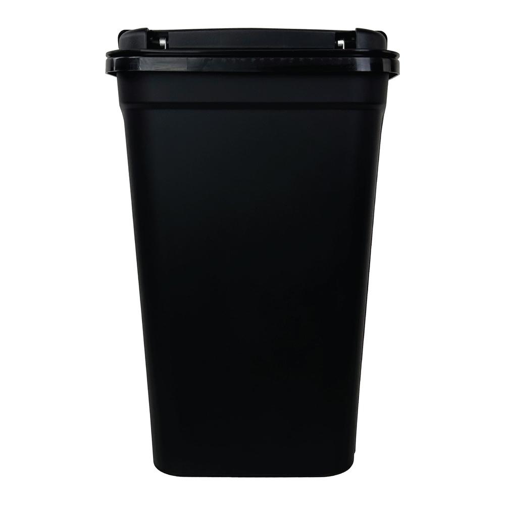 7.6 Gallon Touch Top Trash Can Durable Plastic Wastebasket Indoor Use Easy Clean Garbage Bin Office Bedroom Dorm Room