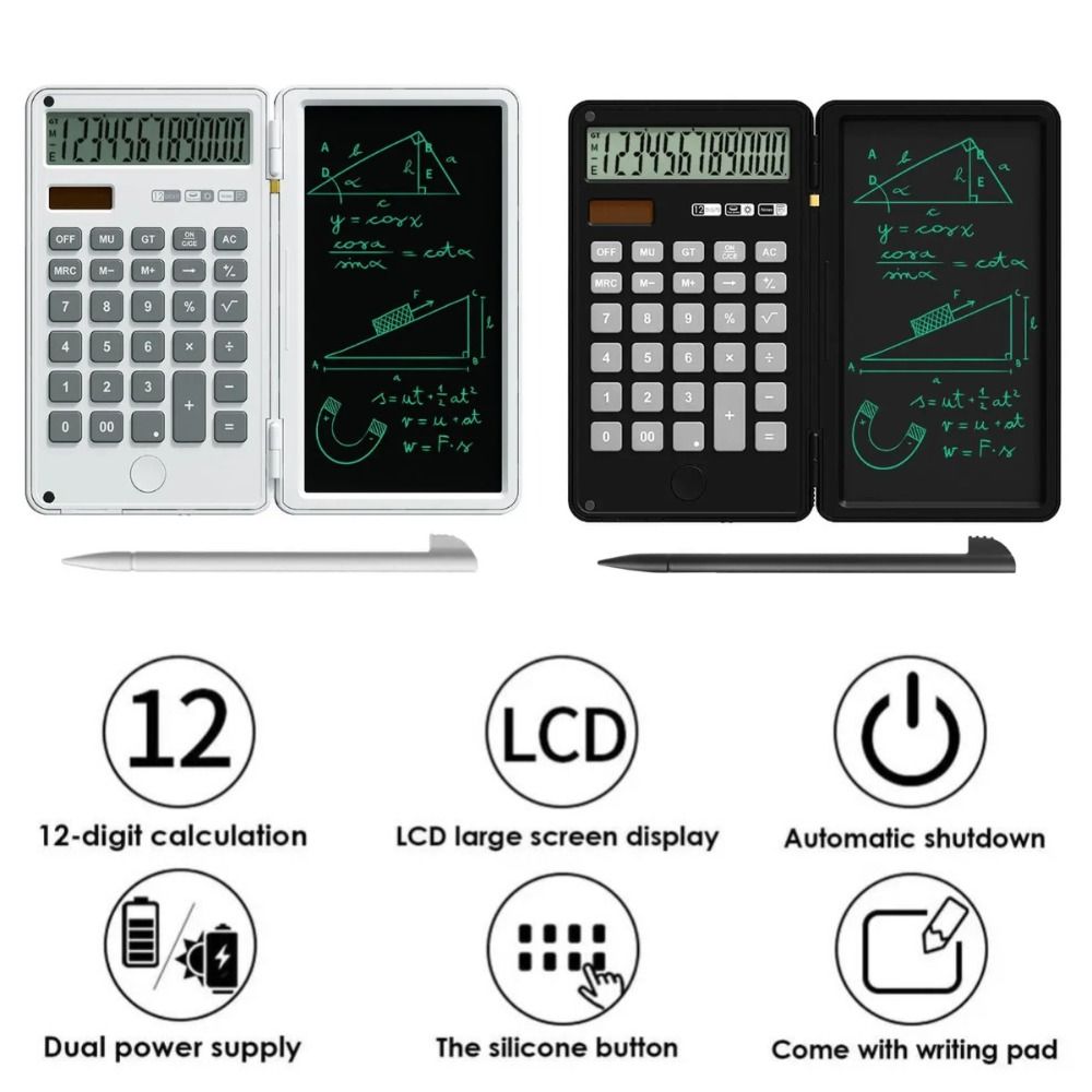 2in1 Function Calculators with Tablet LCD Writing Board with Stylus  Financial Institution