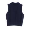 S Family Women's Slim-Fit Sleeveless Knitted Cardigan Vest for Spring & Autumn