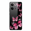 Glas-Rückseite für Redmi 15C 4G Hülle 15 C Niedliche Cartoon-Hülle aus hartem gehärtetem Glas mit weichem Stoßfänger für Redmi 15C Hüllen Coques Fundas