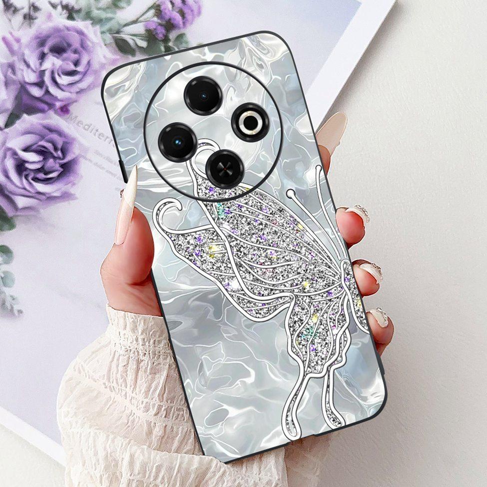 For Tecno Spark 30C 4G kl5 kl5n 5G KL8H Back Cover For Tecno Spark 30C Case Fashion Luxury Silicone Cute Cat Shockproof Painted