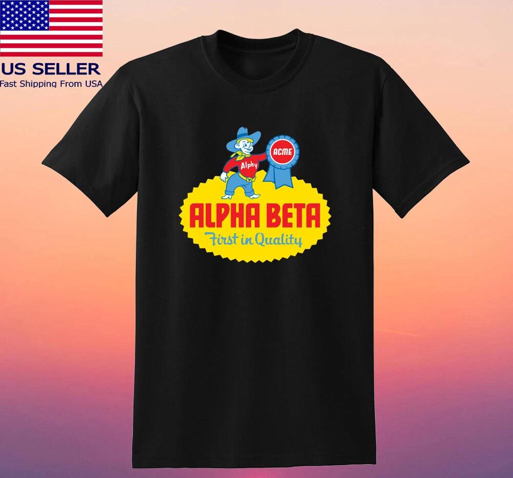 Alpha Beta Supermarket Men s Black Size S-5XL XL