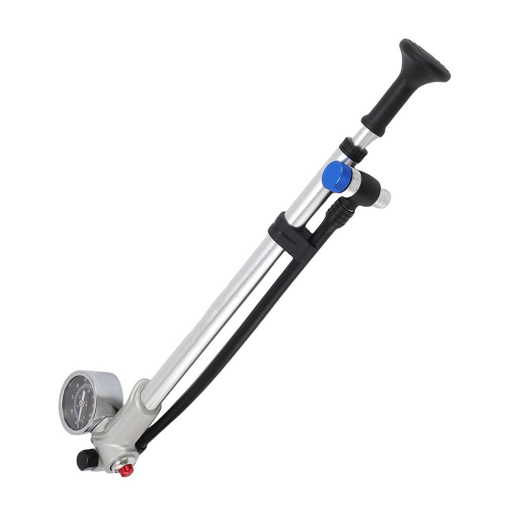 Bike Shock Pump 300PSI Aluminum Alloy Front Fork and Rr Suspension   Pump with Pressure Meter